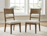 Cabalynn Light Brown Dining Chair, Set of 2 by Ashley at Eve Furniture