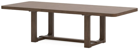 Cabalynn Light Brown Dining Extension Table by Ashley at Eve Furniture