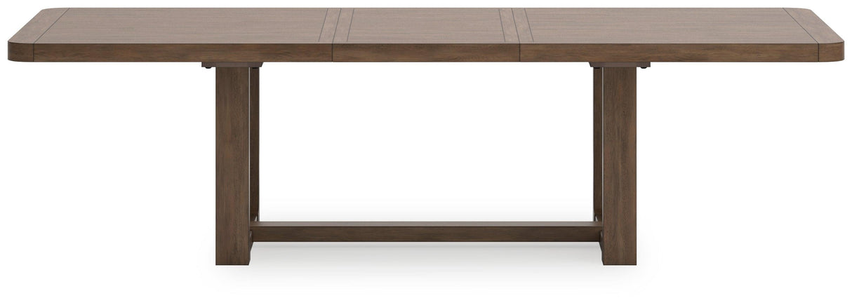 Cabalynn Light Brown Dining Extension Table by Ashley at Eve Furniture