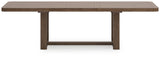 Cabalynn Light Brown Dining Extension Table by Ashley at Eve Furniture