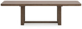 Cabalynn Light Brown Dining Extension Table by Ashley at Eve Furniture