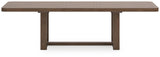 Cabalynn Light Brown Dining Extension Table by Ashley at Eve Furniture