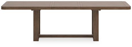 Cabalynn Light Brown Dining Extension Table by Ashley at Eve Furniture