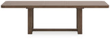 Cabalynn Light Brown Dining Extension Table by Ashley at Eve Furniture