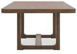 Cabalynn Light Brown Dining Extension Table by Ashley at Eve Furniture