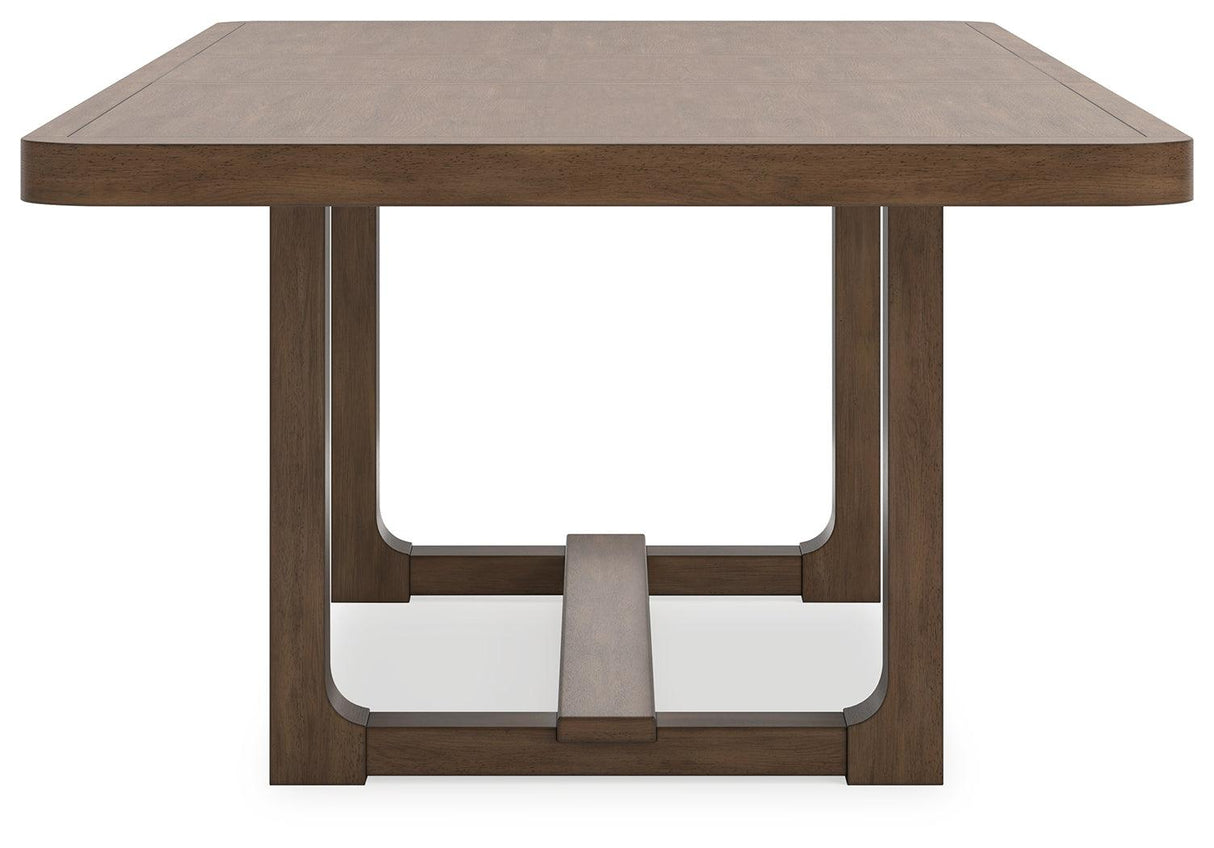 Cabalynn Light Brown Dining Extension Table by Ashley at Eve Furniture