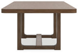 Cabalynn Light Brown Dining Extension Table by Ashley at Eve Furniture