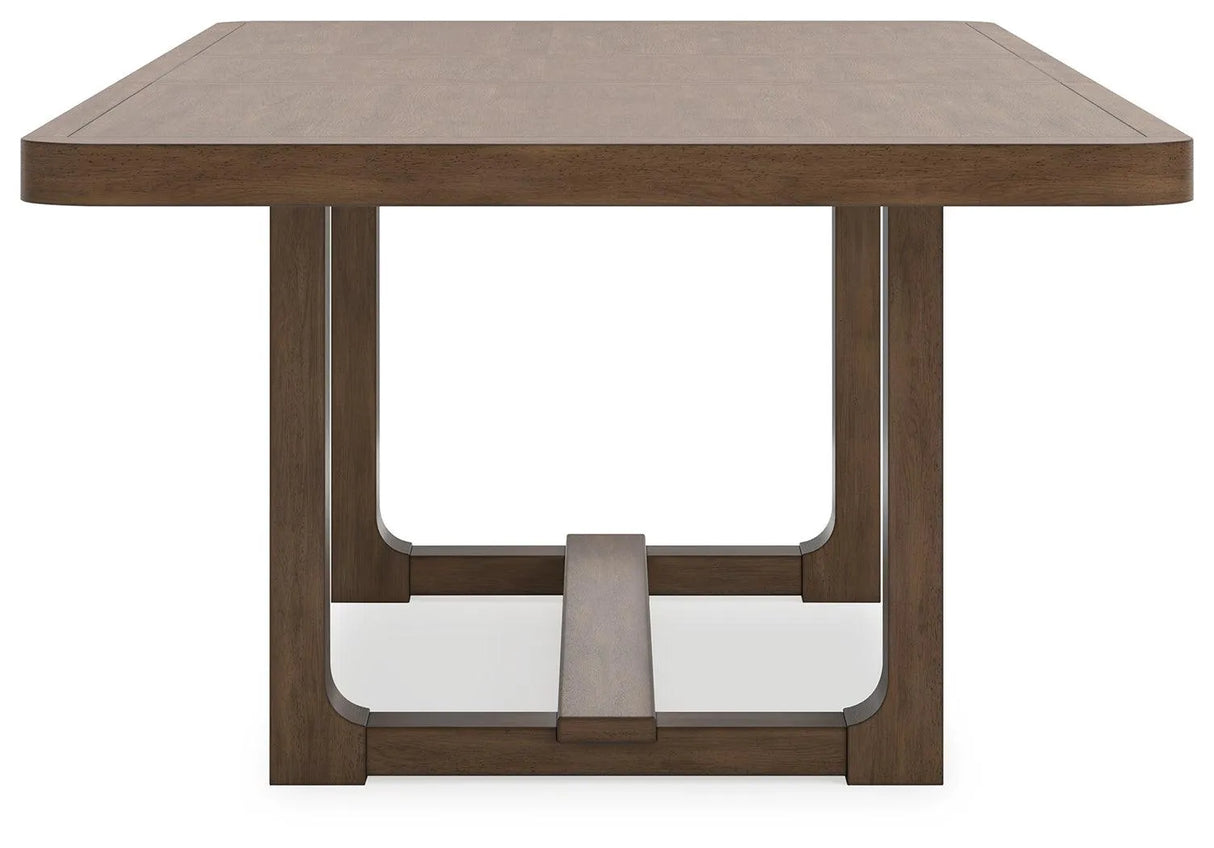 Cabalynn Light Brown Dining Extension Table by Ashley at Eve Furniture
