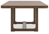 Cabalynn Light Brown Dining Extension Table by Ashley at Eve Furniture