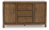 Cabalynn Light Brown Dining Server by Ashley at Eve Furniture