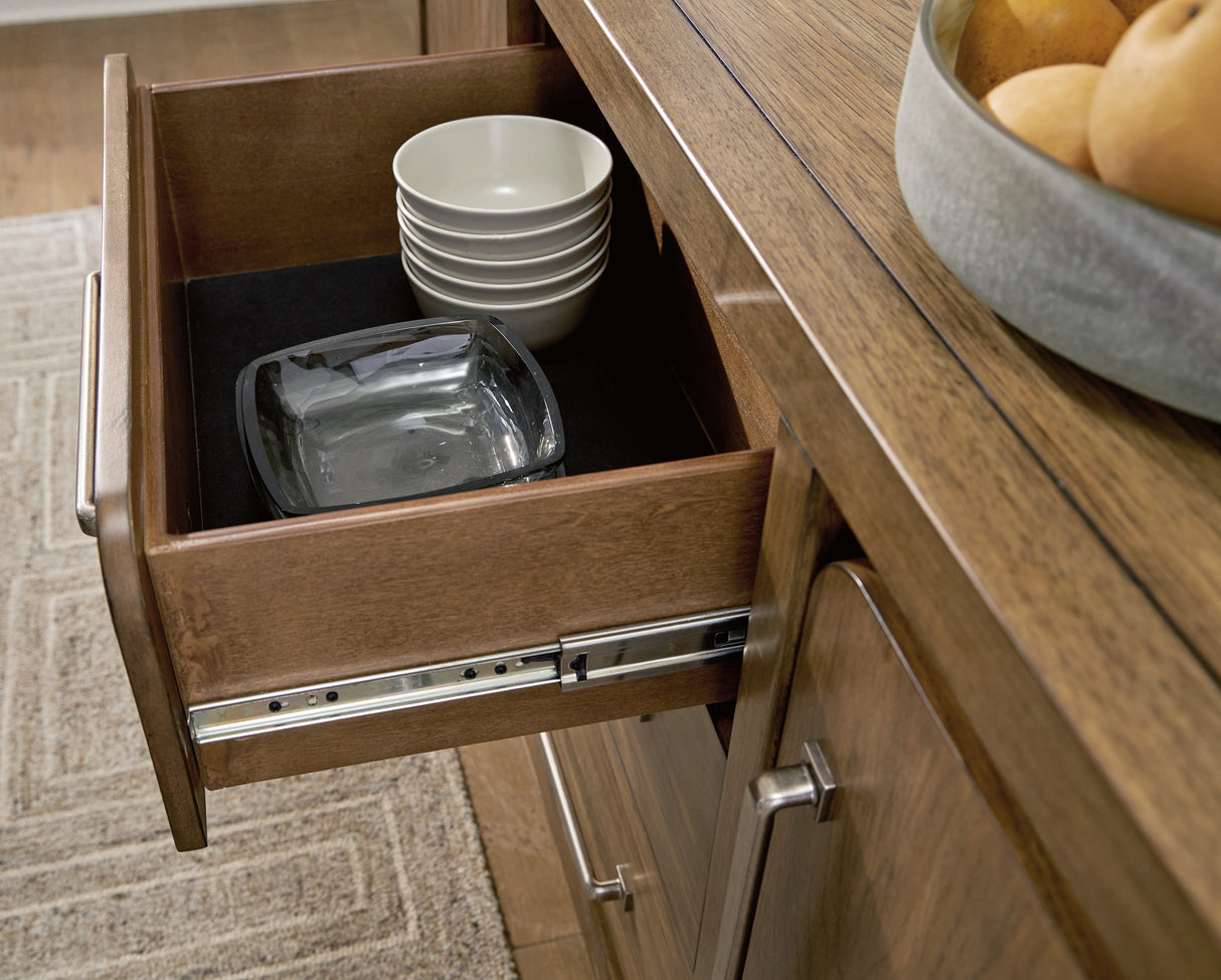 Cabalynn Light Brown Dining Server by Ashley at Eve Furniture