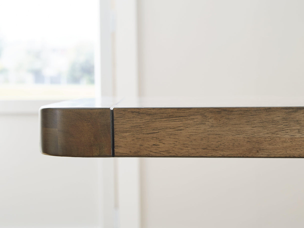 Cabalynn Light Brown Dining Table and 8 Chairs by Ashley at Eve Furniture