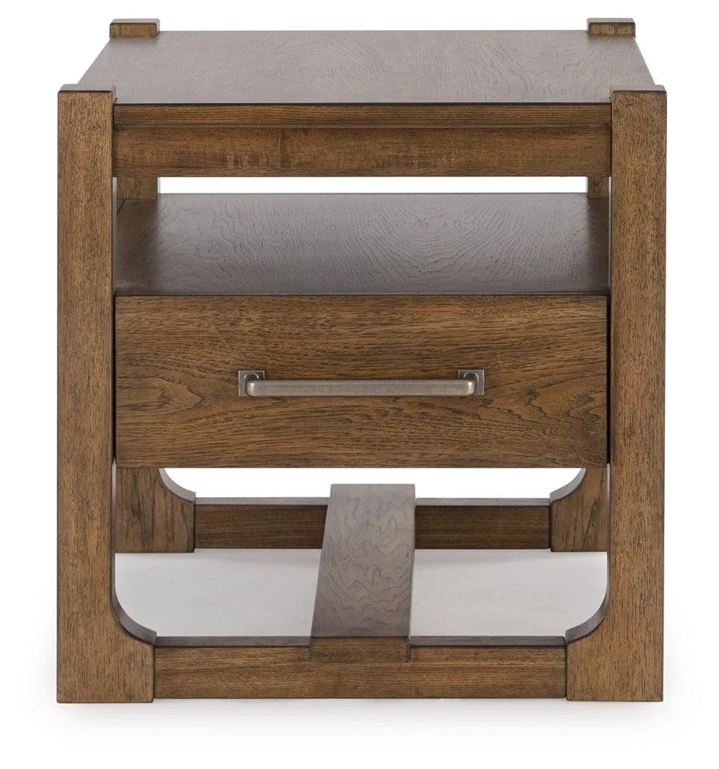 Cabalynn Light Brown End Table by Ashley at Eve Furniture