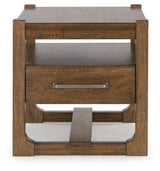 Cabalynn Light Brown End Table by Ashley at Eve Furniture