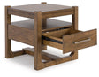 Cabalynn Light Brown End Table by Ashley at Eve Furniture