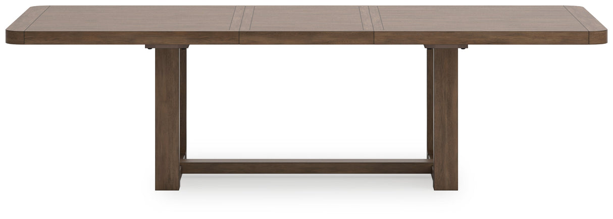 Cabalynn Light Brown Extension Dining Room Set by Ashley at Eve Furniture