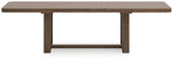 Cabalynn Light Brown Extension Dining Room Set by Ashley at Eve Furniture