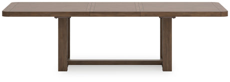 Cabalynn Light Brown Extension Dining Room Set by Ashley at Eve Furniture