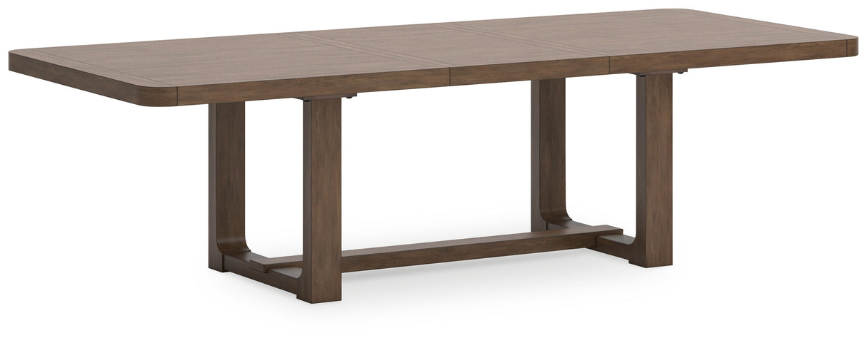 Cabalynn Light Brown Extension Dining Room Set by Ashley at Eve Furniture