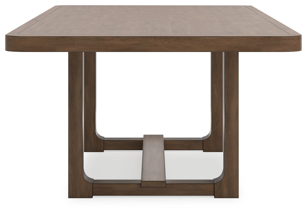 Cabalynn Light Brown Extension Dining Room Set by Ashley at Eve Furniture