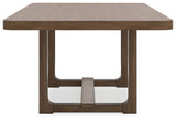 Cabalynn Light Brown Extension Dining Room Set by Ashley at Eve Furniture