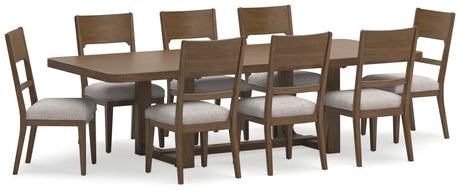Cabalynn Light Brown Extension Dining Room Set by Ashley at Eve Furniture