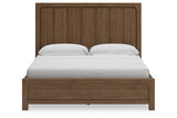 Cabalynn Light Brown King Panel Bed with Storage by Ashley at Eve Furniture
