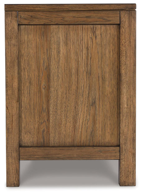 Cabalynn Light Brown Nightstand by Ashley at Eve Furniture