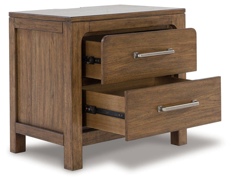 Cabalynn Light Brown Panel Storage Bedroom Set by Ashley at Eve Furniture