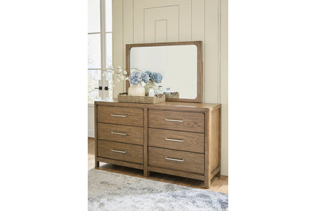 Cabalynn Light Brown Panel Storage Bedroom Set by Ashley at Eve Furniture