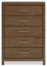 Cabalynn Light Brown Upholstered Panel Bedroom Set by Ashley at Eve Furniture