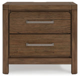 Cabalynn Light Brown Upholstered Panel Bedroom Set by Ashley at Eve Furniture