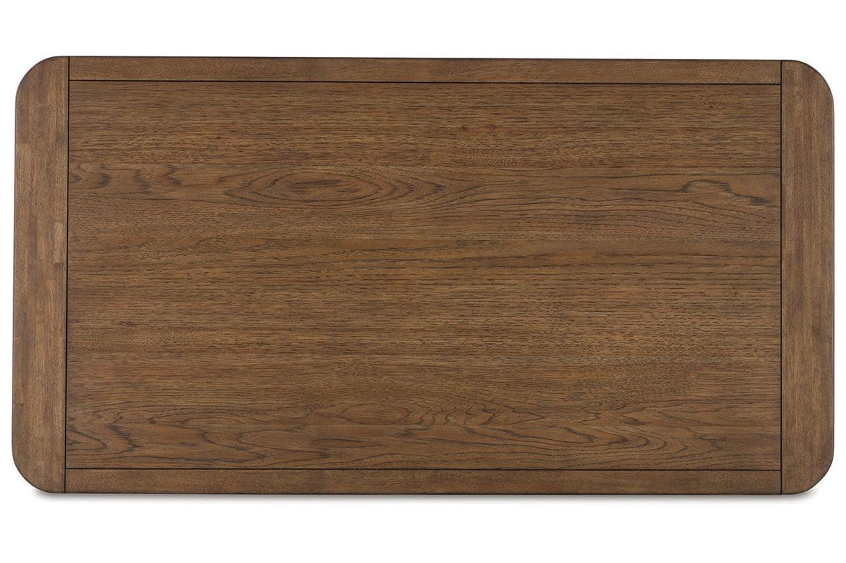 Cabalynn Light Brown Coffee Table and 2 End Tables by Ashley at Eve Furniture