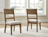Cabalynn Light Brown Dining Chair, Set of 2 by Ashley at Eve Furniture