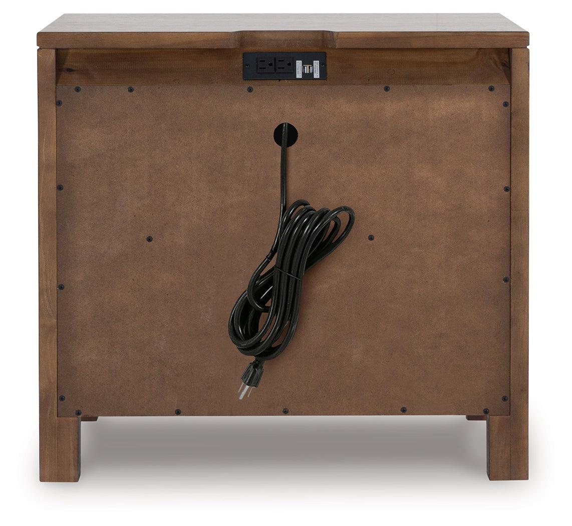 Cabalynn Light Brown Nightstand by Ashley at Eve Furniture