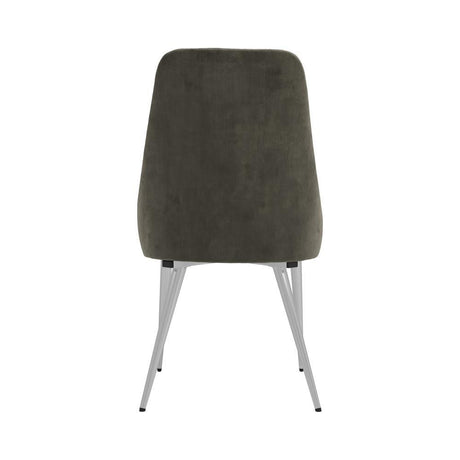 Cabianca Gray Curved Back Side Chairs, Set of 2 by Coaster at Eve Furniture