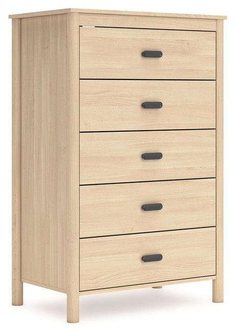 Cabinella Tan Chest of Drawers by Ashley at Eve Furniture