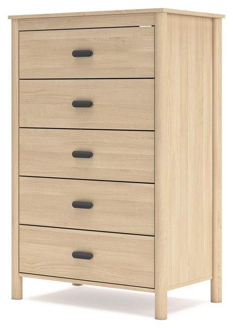 Cabinella Tan Chest of Drawers by Ashley at Eve Furniture