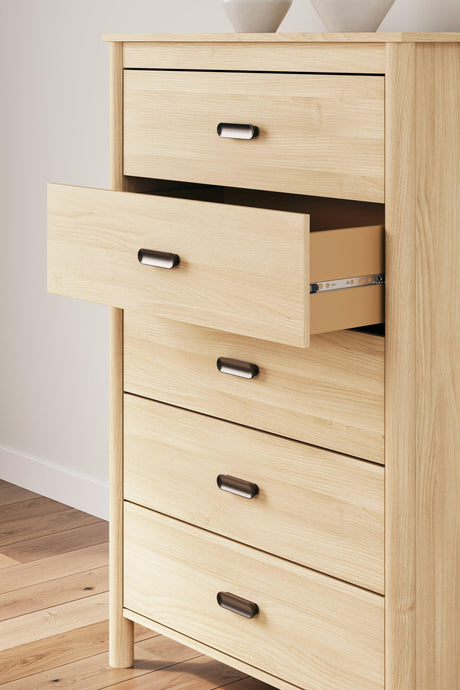 Cabinella Tan Chest of Drawers by Ashley at Eve Furniture