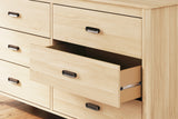 Cabinella Tan Dresser by Ashley at Eve Furniture