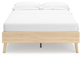 Cabinella Tan Full Platform Bed by Ashley at Eve Furniture