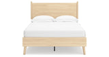 Cabinella Tan Full Platform Panel Bedroom Set by Ashley at Eve Furniture