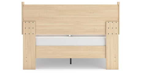 Cabinella Tan Full Platform Panel Bedroom Set by Ashley at Eve Furniture