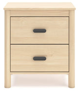Cabinella Tan Full Platform Panel Bedroom Set by Ashley at Eve Furniture