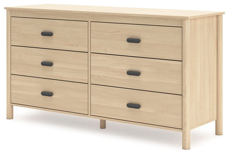 Cabinella Tan Full Platform Panel Bedroom Set by Ashley at Eve Furniture