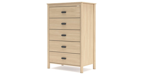 Cabinella Tan Full Platform Panel Bedroom Set by Ashley at Eve Furniture