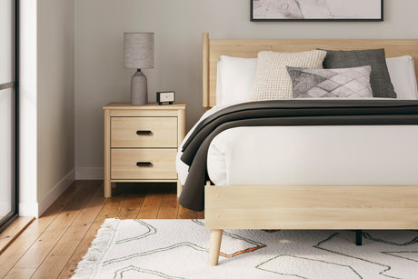Cabinella Tan Full Platform Panel Bedroom Set by Ashley at Eve Furniture