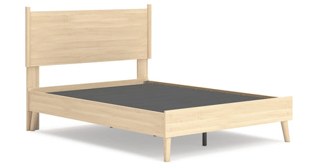 Cabinella Tan Full Platform Panel Bedroom Set by Ashley at Eve Furniture