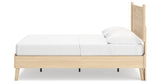 Cabinella Tan Full Platform Panel Bedroom Set by Ashley at Eve Furniture