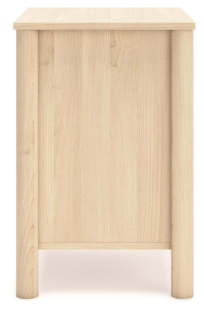 Cabinella Tan Nightstand by Ashley at Eve Furniture